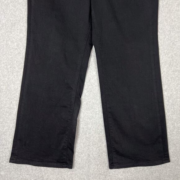 Athleta Womens 12 Flex Kick Flare Jean in Black - Picture 3 of 8